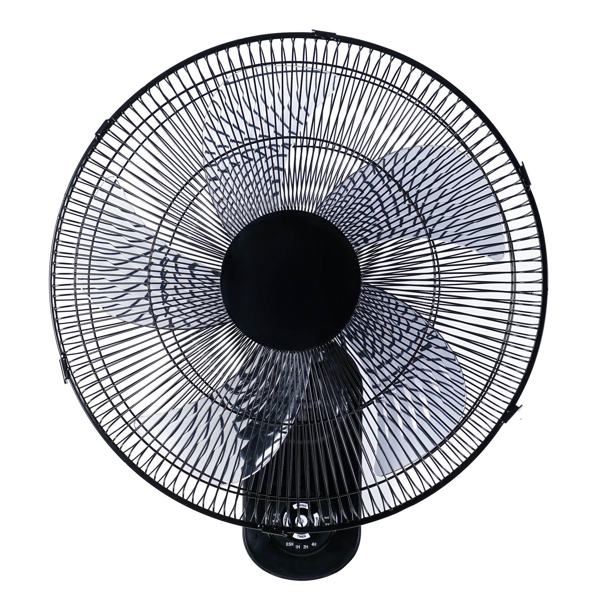 EdenDirect High Velocity Wall Mount Fan — 18in., 3-Speed, 90° Oscillation, 5 Blades, 4-Hour Timer, Remote Control, 1580 CFM, Model# NTE-WALL18BRC